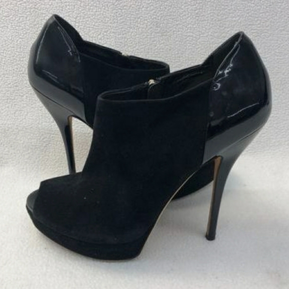 GUCCI Italy Designer Peep Toe Stiletto Heel Clog Booties Size 36.5 or 6 - Picture 2 of 10